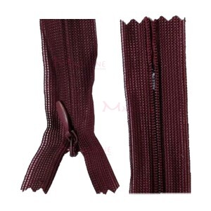 Zíper de nylon invisível 20cm unidade