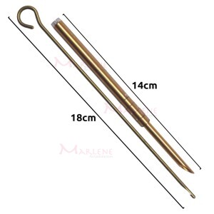 Agulha mágica grande dourada Telanipo