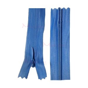 Zíper de nylon invisível 30cm unidade