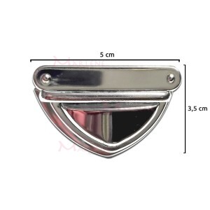 Fecho para bolsa níquel com encaixe XK-1259