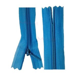 Zíper de nylon invisível 50cm unidade