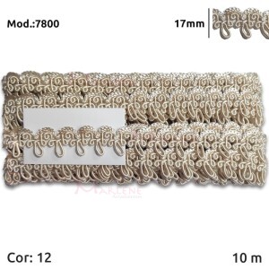 Passamanaria São José 7800 de 17mm com 10m na peça