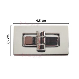 Fecho para bolsa níquel com encaixe XK-1256/150894