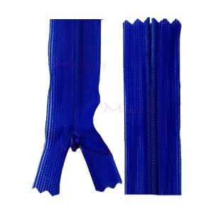 Zíper de nylon invisível 60cm unidade