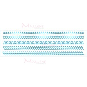 Stencil STE 28,6X8,4cm Litoarte