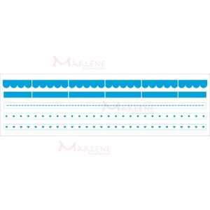 Stencil STE 28,6X8,4cm Litoarte