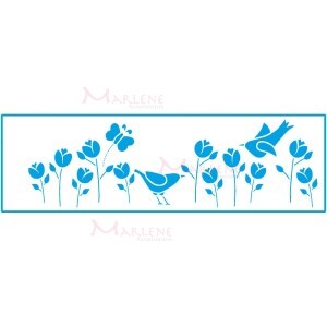 Stencil STE 28,6X8,4cm Litoarte