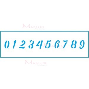 Stencil STE 28,6X8,4cm Litoarte