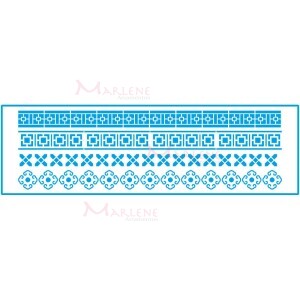 Stencil STE 28,6X8,4cm Litoarte