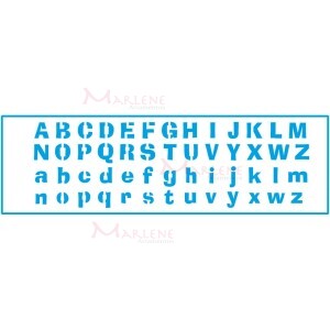 Stencil STE 28,6X8,4cm Litoarte