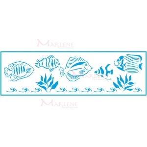 Stencil STE 28,6X8,4cm Litoarte