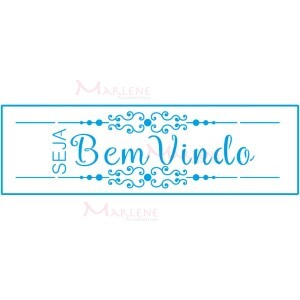 Stencil STE 28,6X8,4cm Litoarte