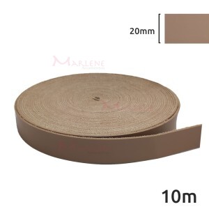 Tira de couro sintético 20mm rolo com 10m