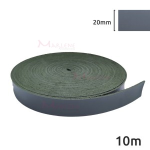 Tira de couro sintético 20mm rolo com 10m