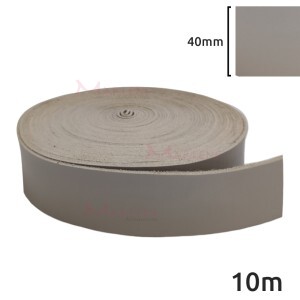 Tira de couro sintético 40mm rolo com 10m