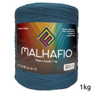 Fio de malha residual com 1kg Malhafio