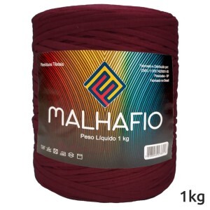Fio de malha residual com 1kg Malhafio