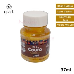 Tinta pinta couro Gliart com 37ml