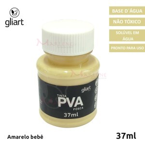 Tinta PVA fosca 37ml Gliart