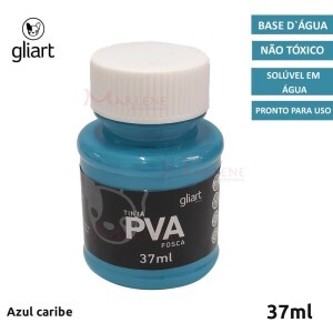 Tinta PVA fosca 37ml Gliart