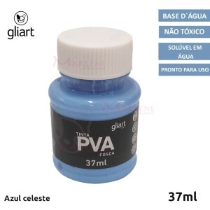 Tinta PVA fosca 37ml Gliart