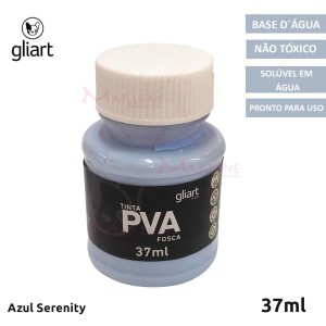Tinta PVA fosca 37ml Gliart