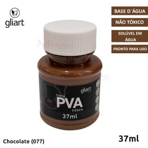 Tinta PVA fosca 37ml Gliart