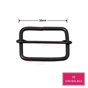 Regulador com passante 30mm grafite 10 unidades.