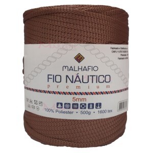 Fio náutico premium 5mm com 500g Malhafio