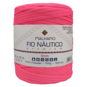 Fio náutico premium 5mm com 500g Malhafio
