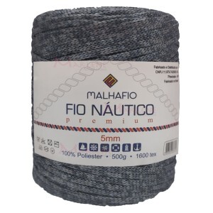 Fio náutico estonado premium 5mm com 500g Malhafio