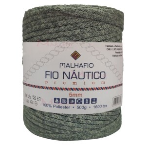 Fio náutico estonado premium 5mm com 500g Malhafio