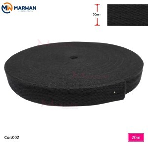 Cadarço de algodão 30mm Marwan com 20m na peça