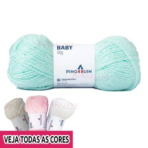 Lã Baby 40g Pingouin tex.308 com 130m