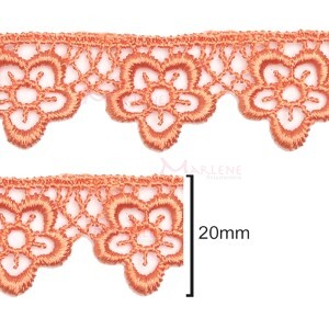 Renda guipir flor CHL-615-20 13,70m