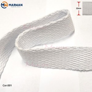 Cadarço de algodão 30mm marwan por metro