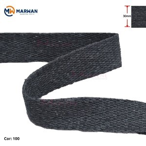 Cadarço de algodão 30mm marwan por metro