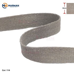 Cadarço de algodão 30mm marwan por metro