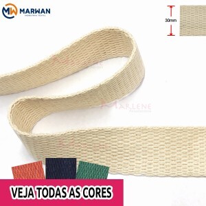Cadarço de algodão 30mm marwan por metro