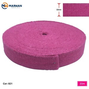 Cadarço de algodão 30mm Marwan com 20m na peça