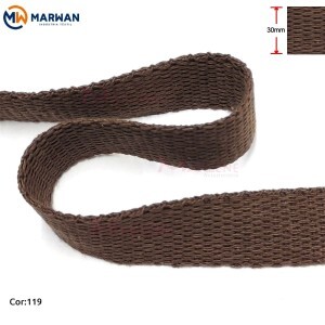 Cadarço de algodão 30mm Marwan com 20m na peça