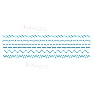 Stencil STE 28,6X8,4cm Litoarte