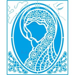 Stencil STM 21x17 cm Litoarte