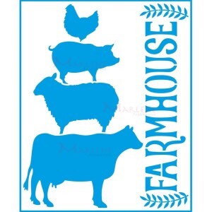 Stencil STM 21x17 cm Litoarte