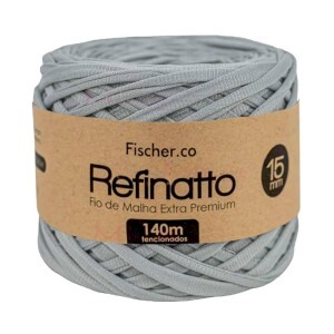 Fio de malha Refinatto extra premium 15mm com 140m Fischer + fecho de corino grátis