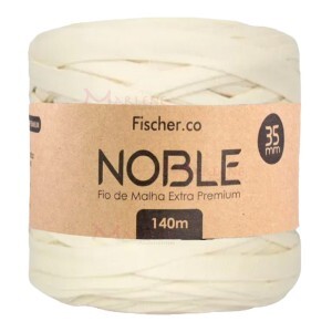 Detalhes: Fio de malha Noble extra premium 35mm com 140m Fischer + fecho de corino grátis