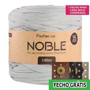 Detalhes: Fio de malha Noble extra premium 35mm com 140m Fischer + fecho de corino grátis