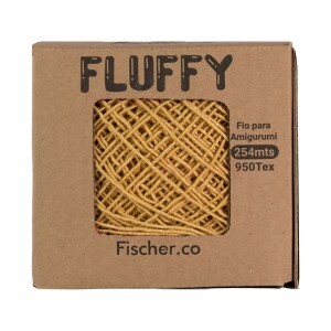 Fio Fluffy com 254m Fischer para amigurumi