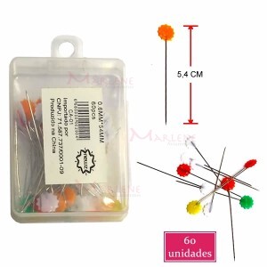 Alfinete para patchwork tulipa com 60 unidades Newz