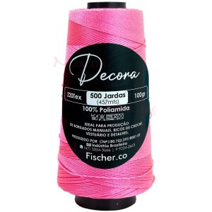 Fio Decora Fischer tex.220 com 457m para bordado a mão